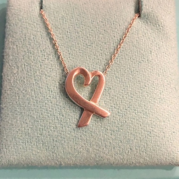 Tiffany and Co Paloma Picasso Heart Necklace - Picture 1 of 2